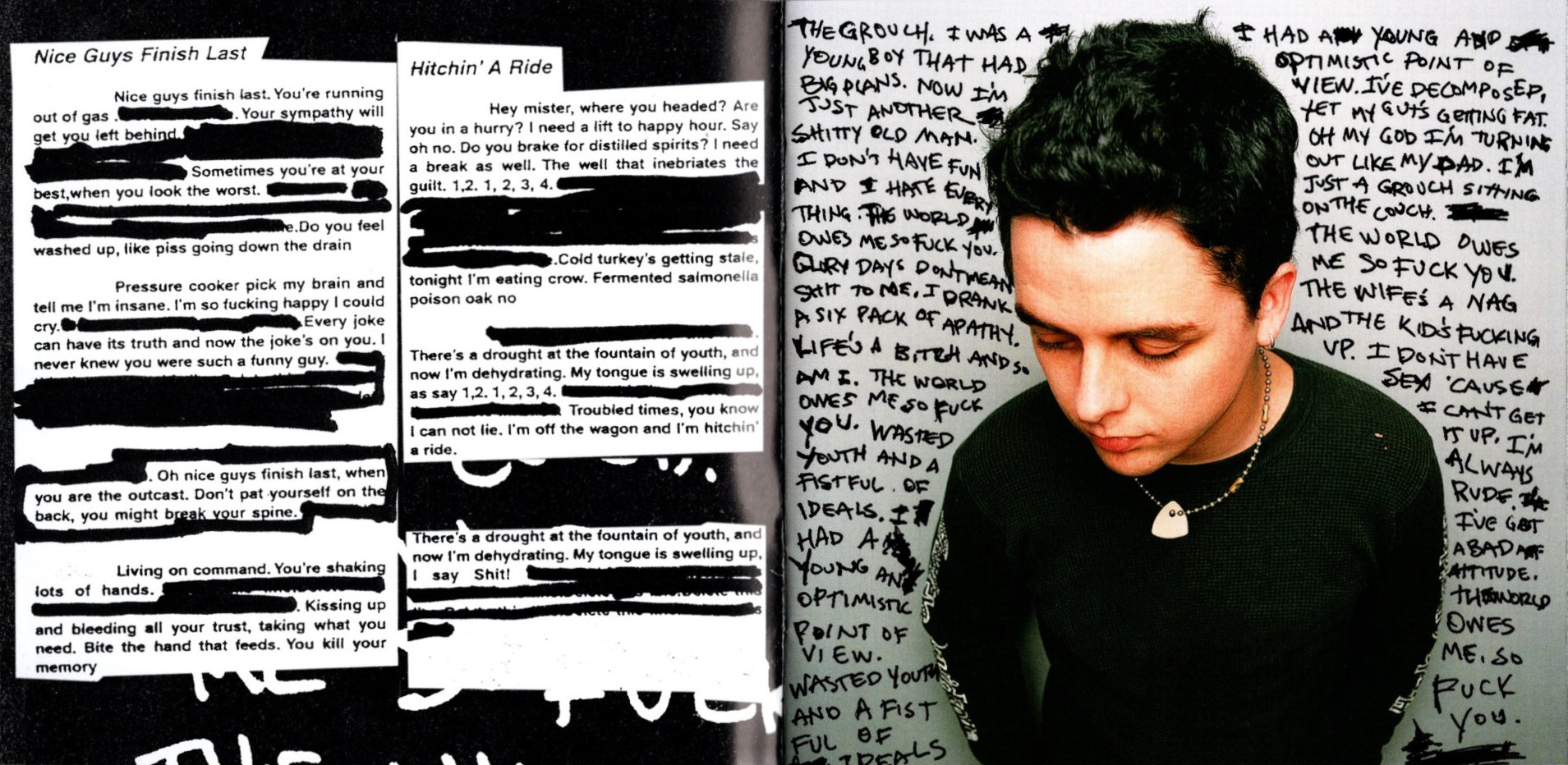 nimrod by green day booklet pages 1 and 2